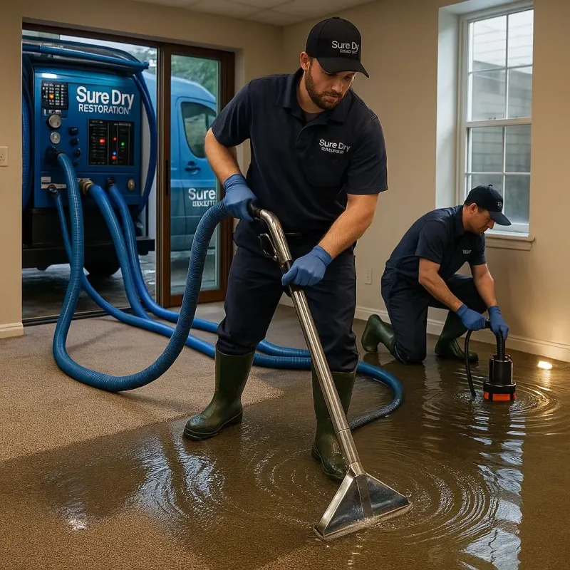 Water Extraction and Removal process in La Puente, CA